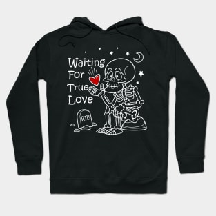 waiting skeleton Hoodie